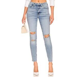 Good American Good Legs Skinny Distressed in Indigo Size 6/28